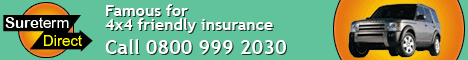 Sureterm Direct 4x4 insurance